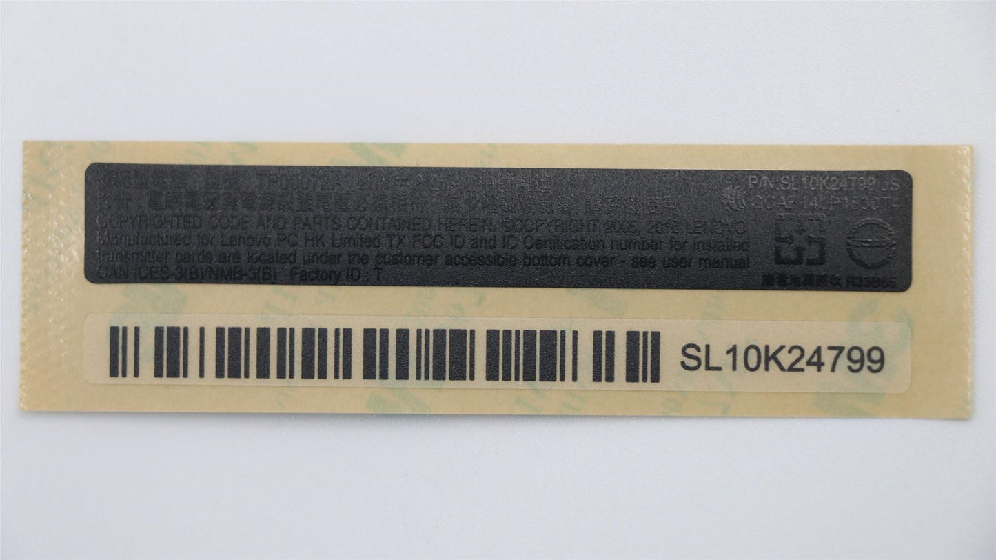 Lenovo ThinkPad T460s Bottom Base Lower Cover Black 00JT981