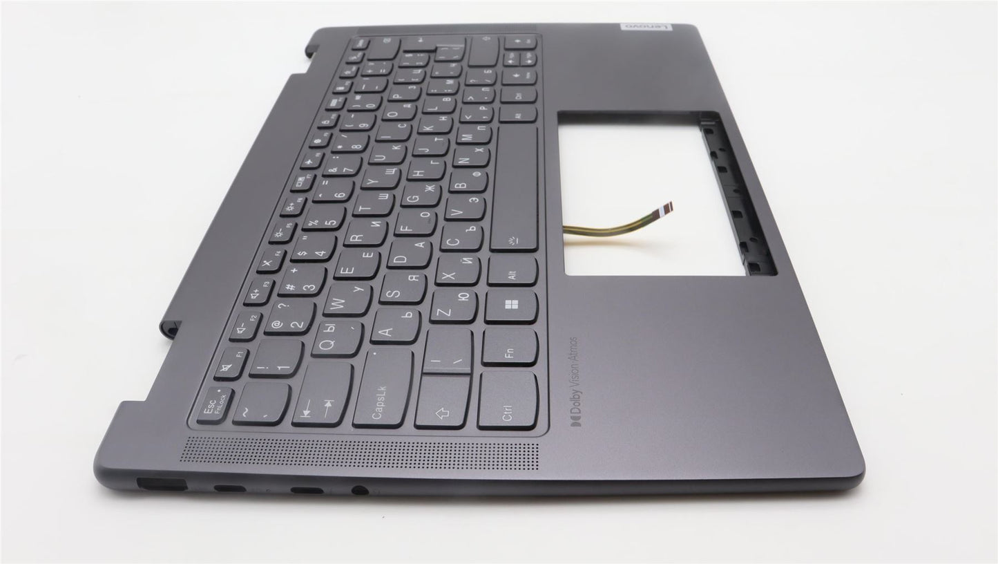 Lenovo Yoga 7 14IRL8 Keyboard Palmrest Top Cover Bulgarian Storm Grey 5CB1L40841