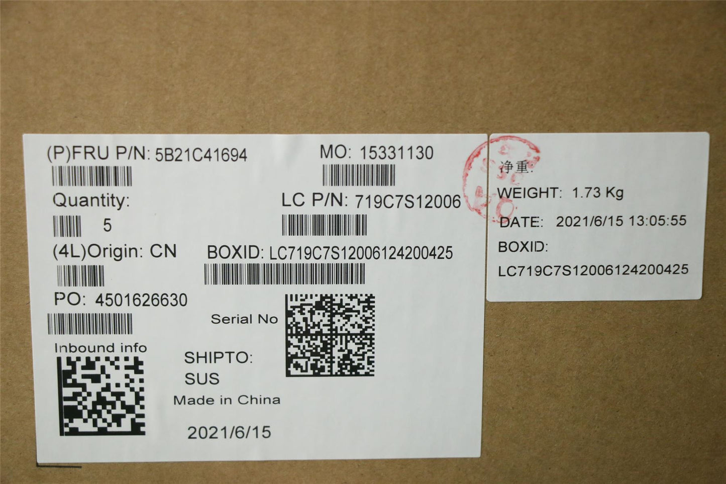 Lenovo 5 15ACH6 Motherboard Mainboard DIS AMDR75800H 5B21C41694