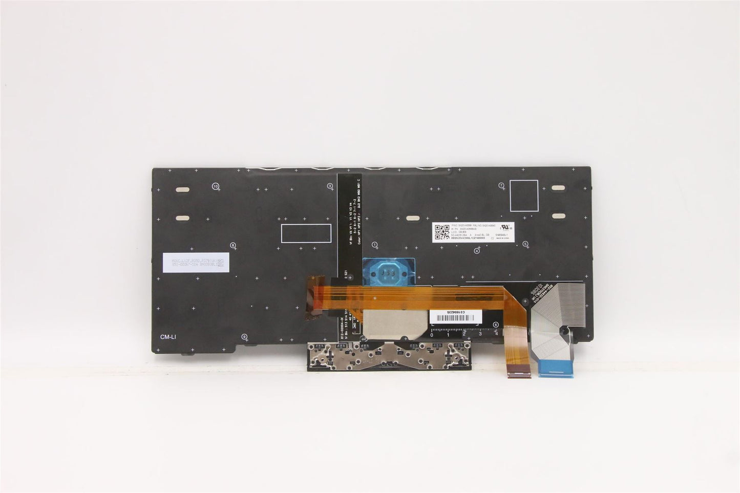 Lenovo ThinkPad L13 2 Keyboard UK Europe Silver Backlit 5N20V43640
