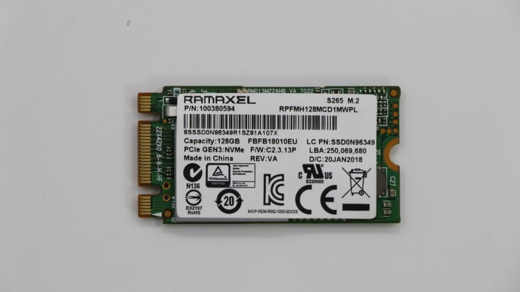 Lenovo Storage SSD S265 PCIe 128G 01FR508