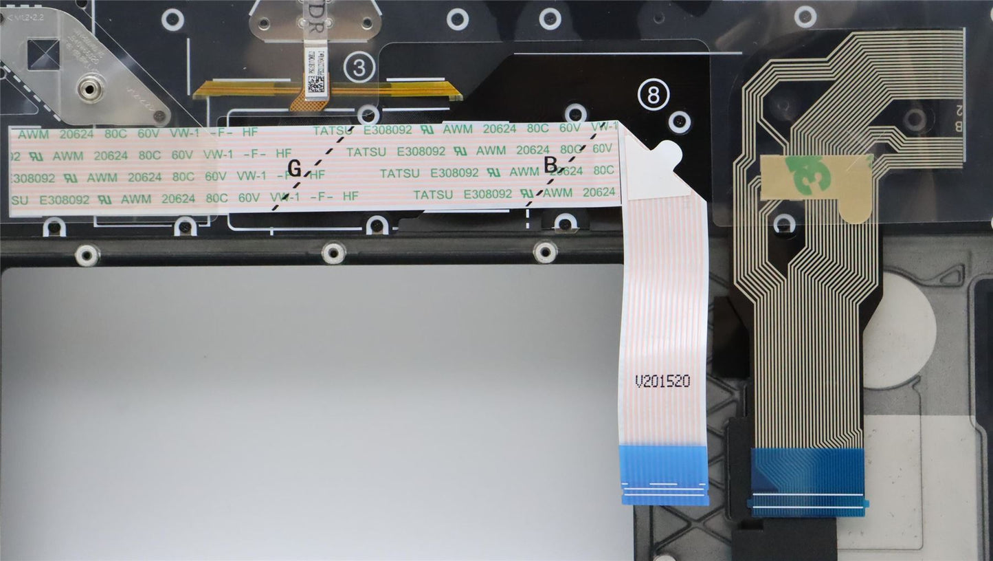 Lenovo MECH_ASM KBD/C SWS BKLT (SUN) WW UKBK 5M11F24796