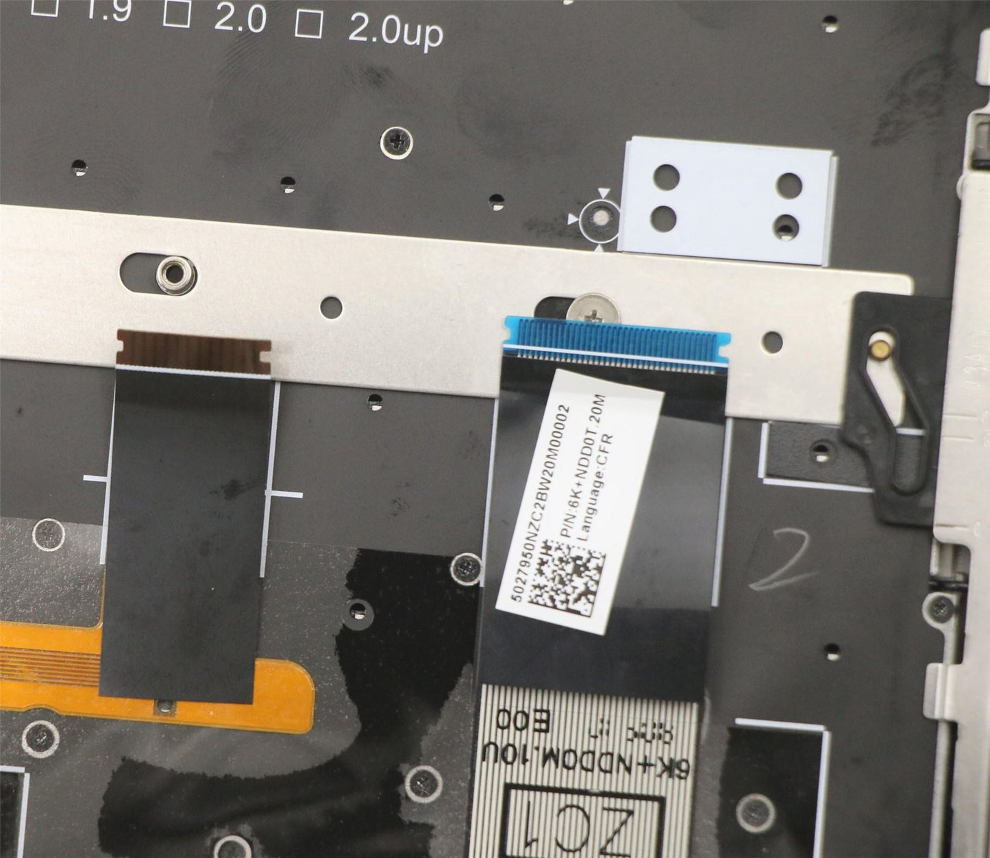 Lenovo MECH_ASM C-cover,KBD,DFN+FUYU,CFR,BK 01HY800