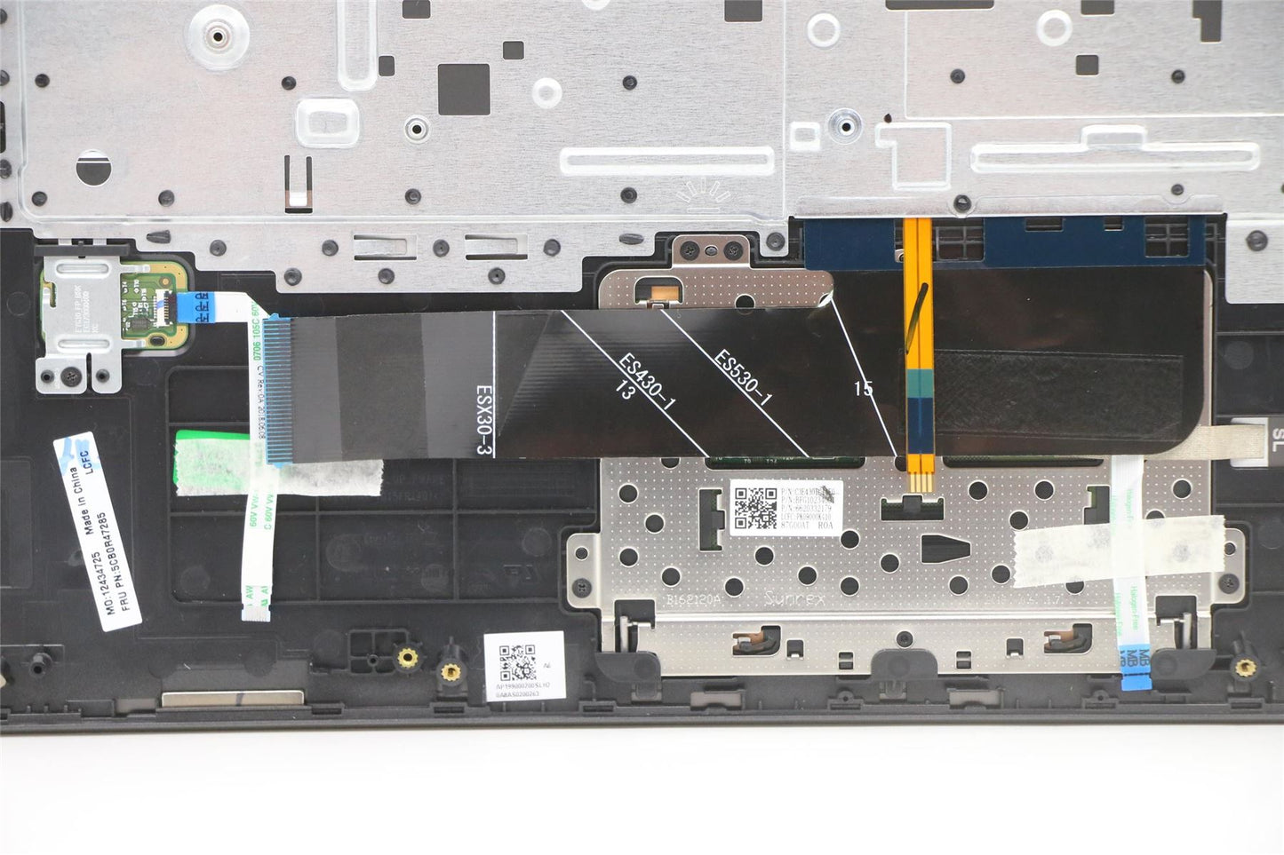 Lenovo Yoga 530-14ARR Keyboard Palmrest Top Cover Belgian Black 5CB0R47285