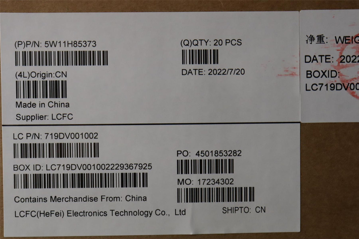 Lenovo 5W11H85373 Wireless,WWAN,FBC,L860R Grif