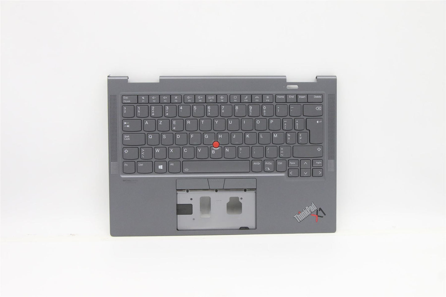 Lenovo Yoga X1 6th Keyboard Palmrest Top Cover Belgian Grey 5M11C40994