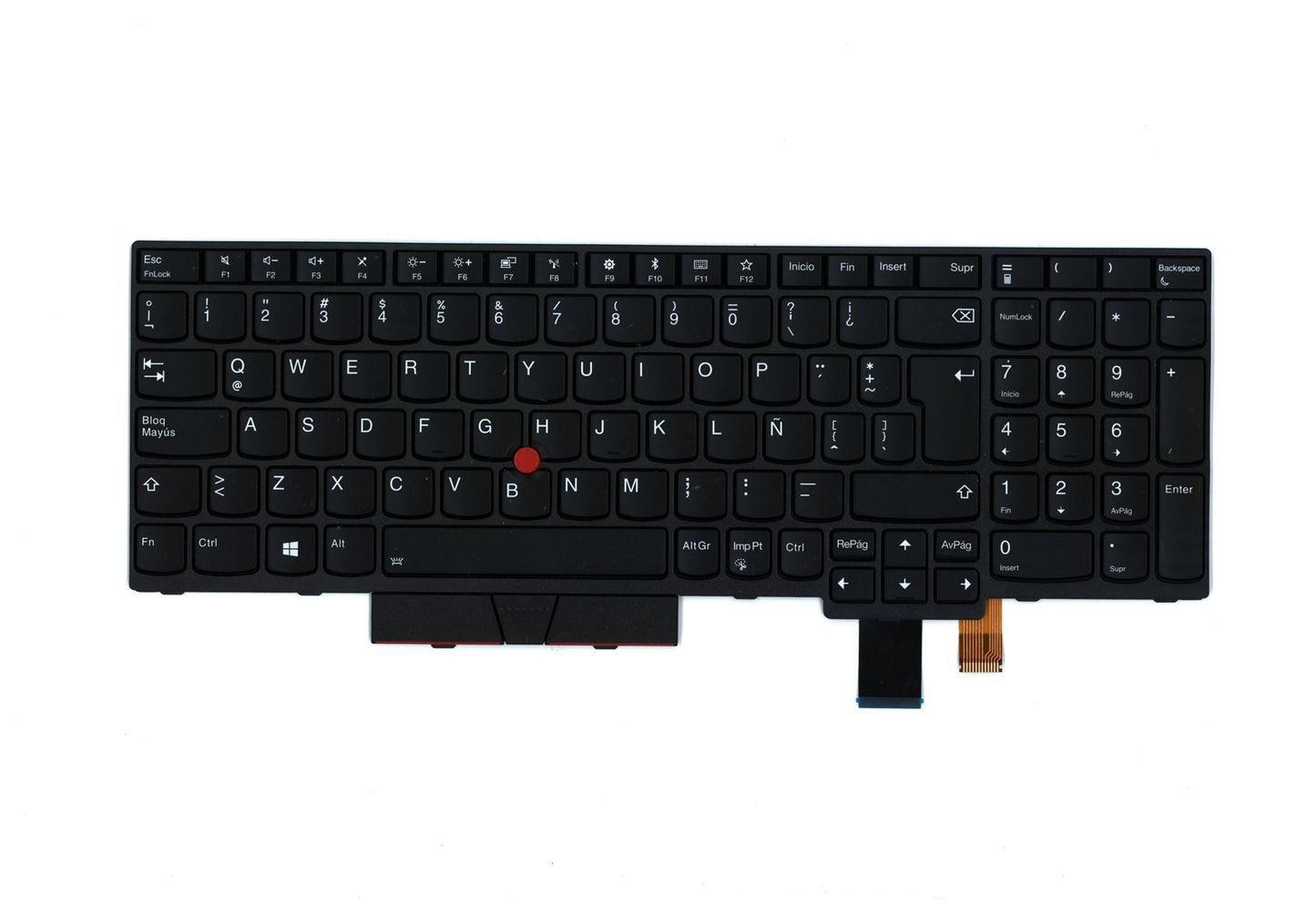 Lenovo ThinkPad T570 P51s Keyboard Latin Spanish Black Backlit 01ER544