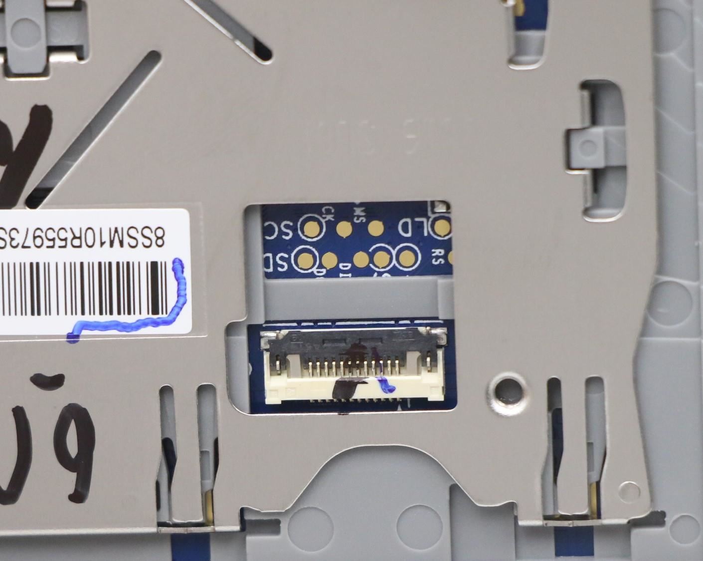 Lenovo ThinkPad E15 2 Trackpad Touchpad Board Silber 5M10W51784