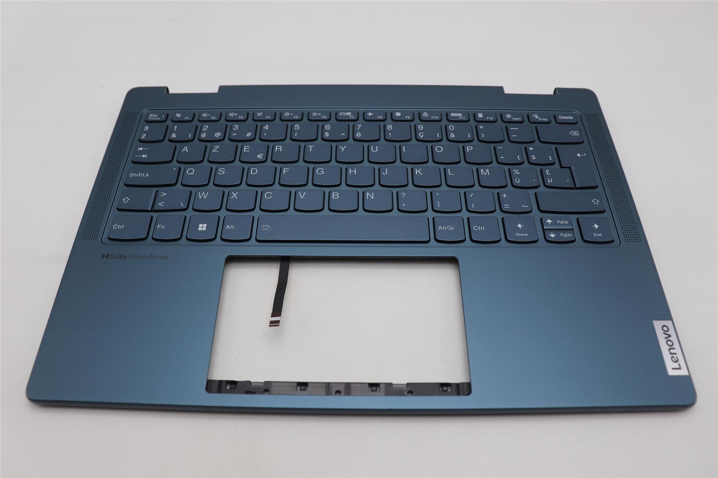 Lenovo Yoga 7 14IRL8 Keyboard Palmrest Top Cover Belgian Tidal Teal 5CB1L40875