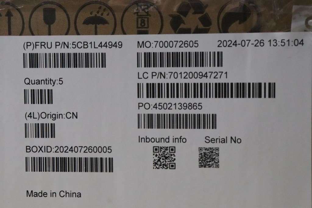 Lenovo Upper Case ASM_ARA WT 82XK 5CB1L44949