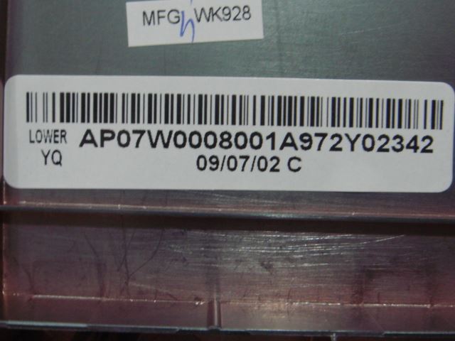 Lenovo KIWA8 LOGIC LOWER W/EX CARD 31038434