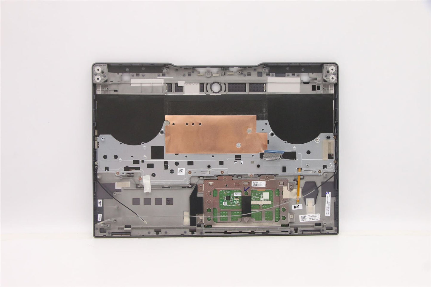 Lenovo S7 15ACH6 Palmrest Cover Touchpad Keyboard UK Grey 5CB1C93758