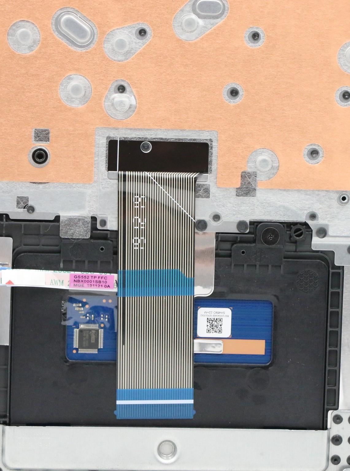Lenovo IdeaPad 3 15ADA05 Palmrest Cover Touchpad Keyboard Belgian 5CB1D03678