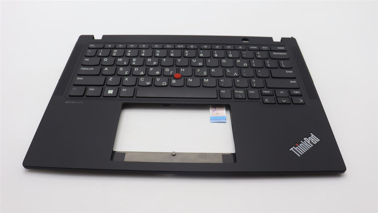 Lenovo ThinkPad X13 Gen 4 Keyboard Palmrest Top Cover Greek Black 5M11H89001