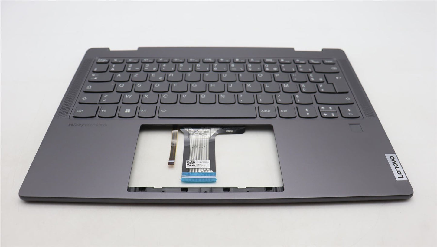 Lenovo Yoga 7 14IRL8 Keyboard Palmrest Top Cover French Storm Grey 5CB1L40793