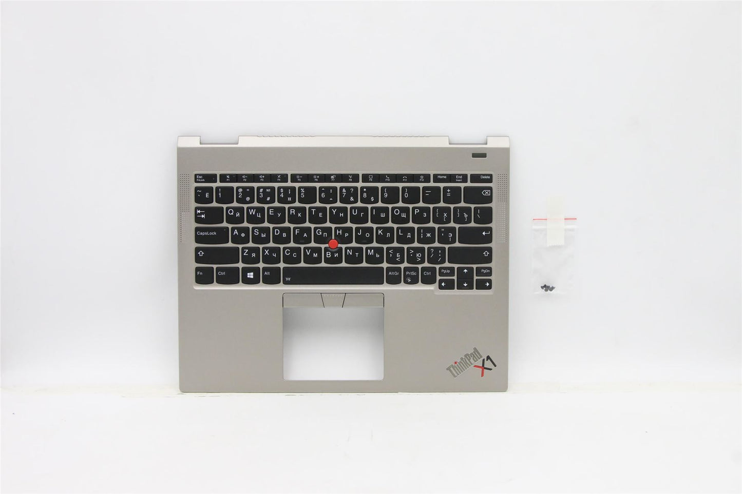 Lenovo ThinkPad X1 Keyboard Palmrest Top Cover Russian Titanium 5M11B59862