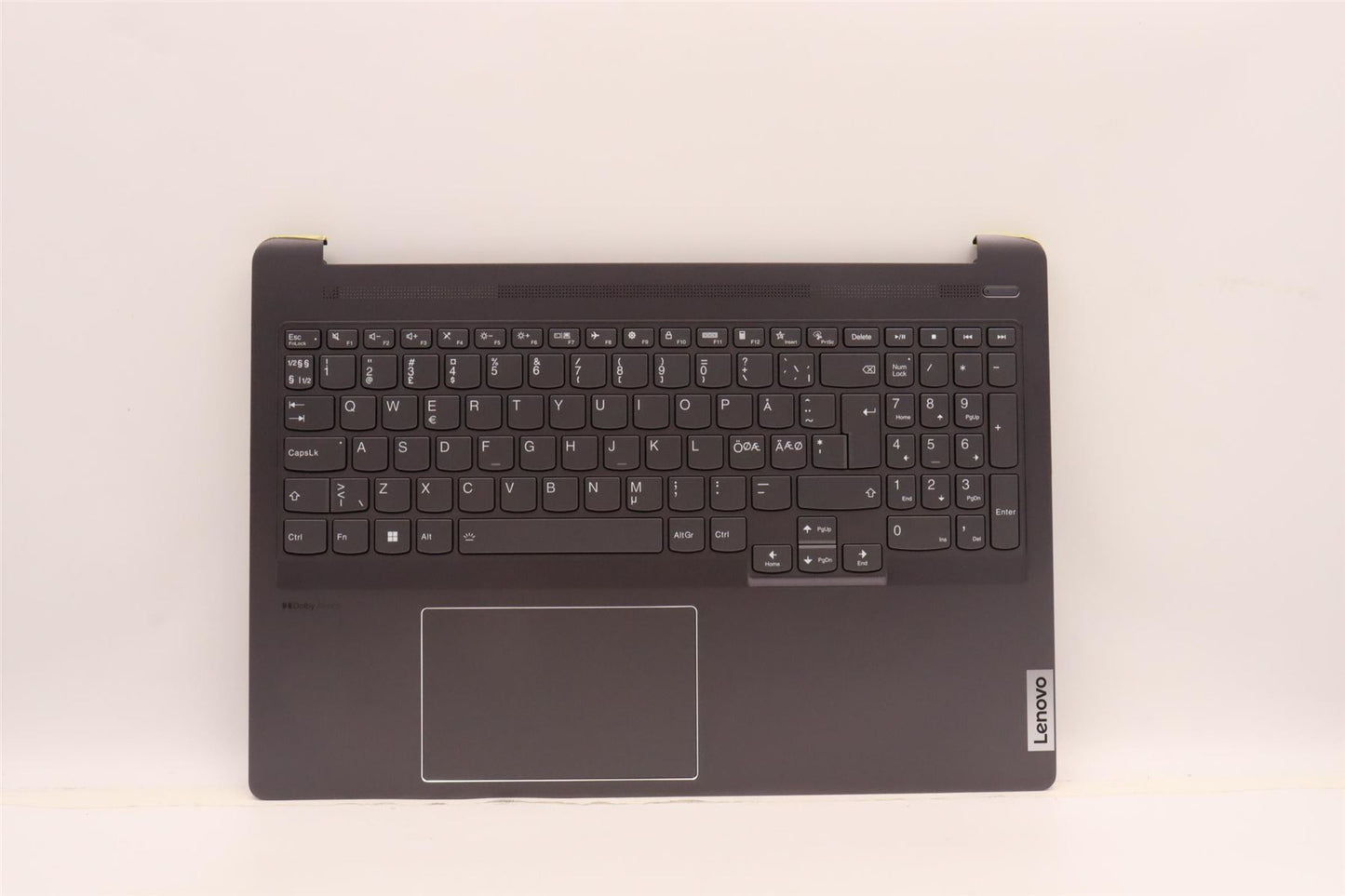 Lenovo IdeaPad 5 16IAH7 Palmrest Cover Touchpad Keyboard Nordic Grey 5CB1H95485