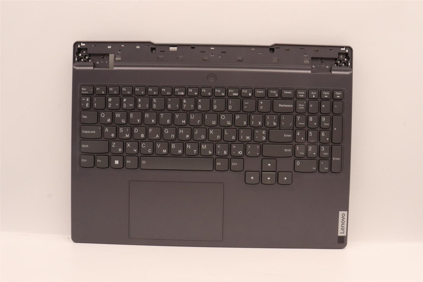 Lenovo 5 15ARH7 Palmrest Cover Touchpad Keyboard Ukrainian Slate Grey 5CB1H78496