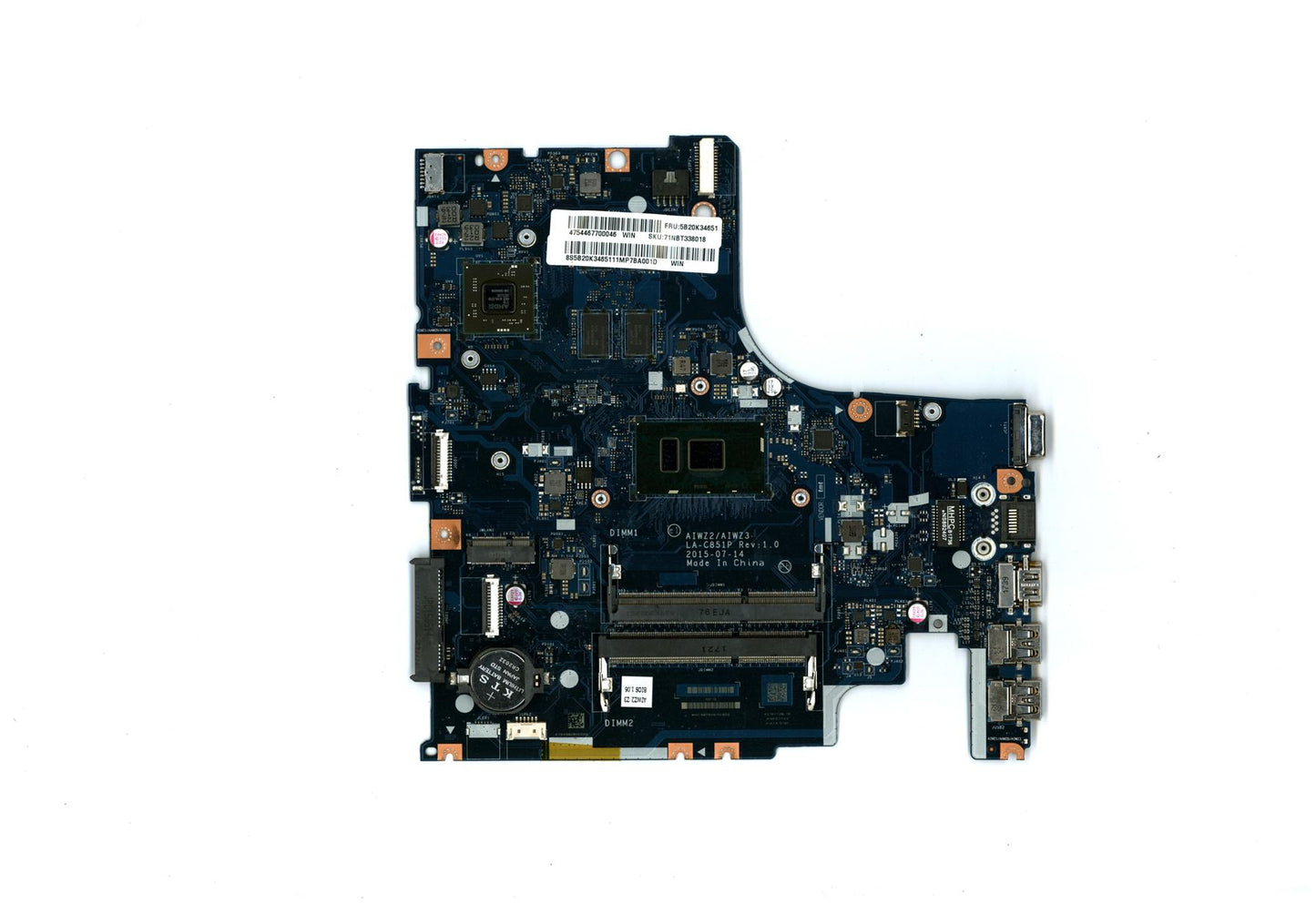 Lenovo IdeaPad 500 15ISK Motherboard Mainboard DIS intelI56200U 5B20K34651