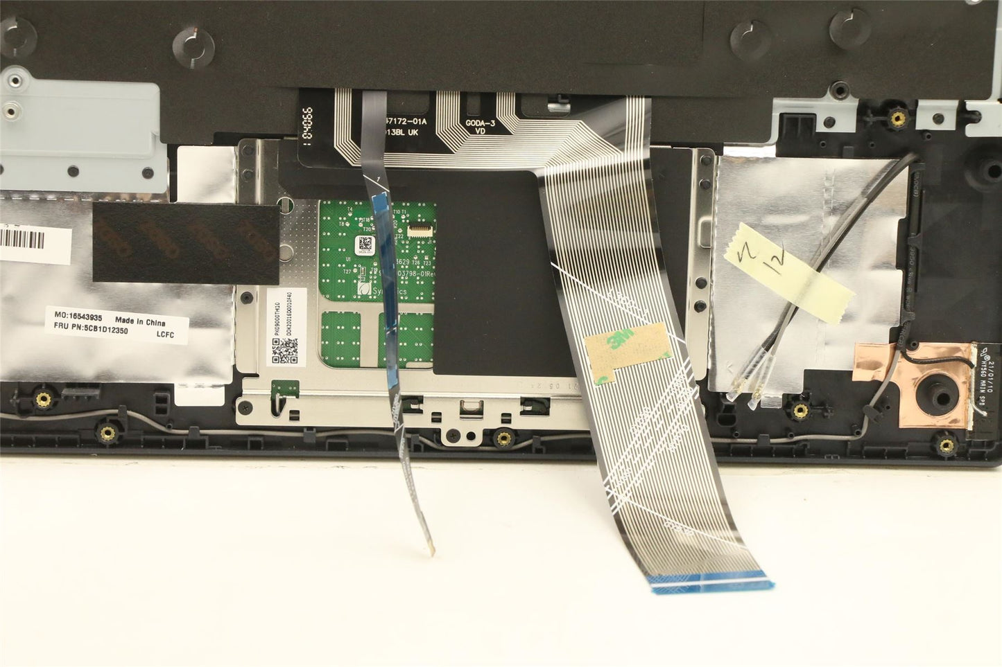 Lenovo Upper Case ASM_SWS L82JK BU WH 5CB1D12350