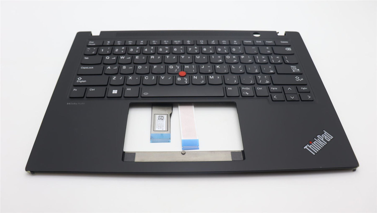 Lenovo ThinkPad T14s Gen 4 Keyboard Palmrest Top Cover Arabic Black 5M11L92956