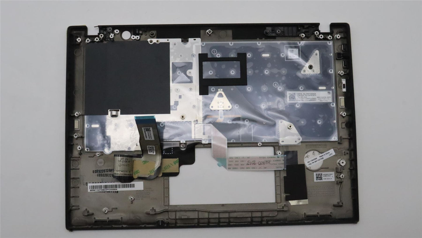 Lenovo ThinkPad T14s Gen 3 Palmrest Cover Keyboard Portuguese Black 5M11G27330