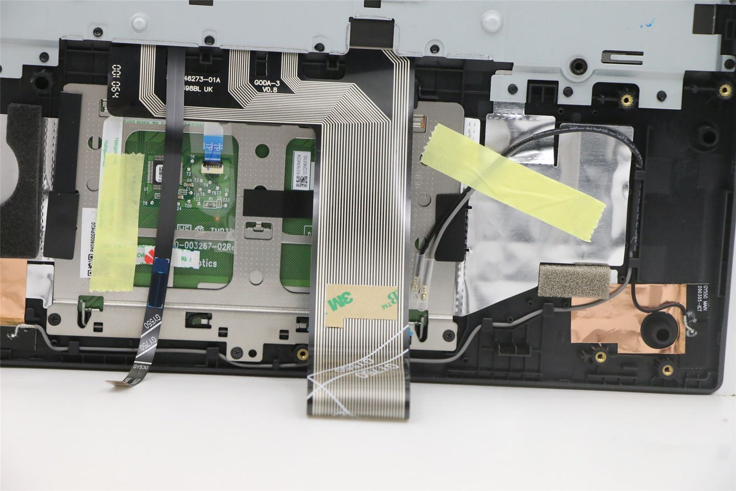 Lenovo Legion 5-15ARH05 Keyboard Palmrest Top Cover Czech Black 5CB0Z27668