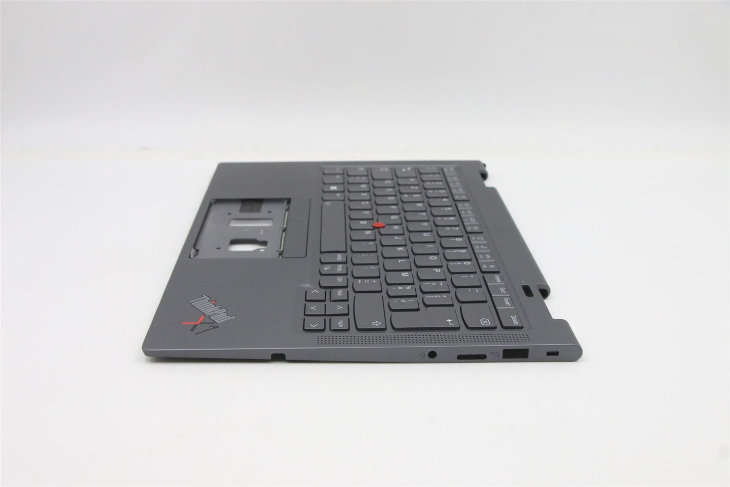 Lenovo Yoga X1 6th Keyboard Palmrest Top Cover Belgian Grey 5M11C40994