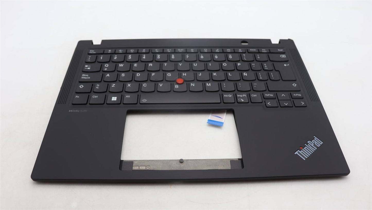 Lenovo ThinkPad X13 Gen 4 Palmrest Cover Keyboard Latin Spanish Black 5M11H94421