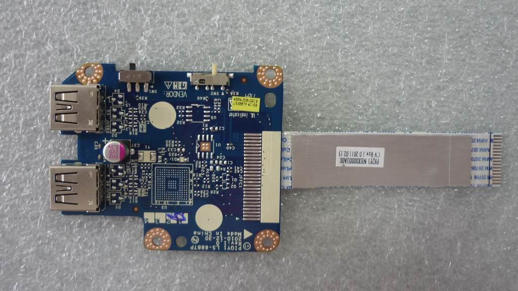 Lenovo PIQY1 USB BOARD 2.0 W/SWTICH 11013467