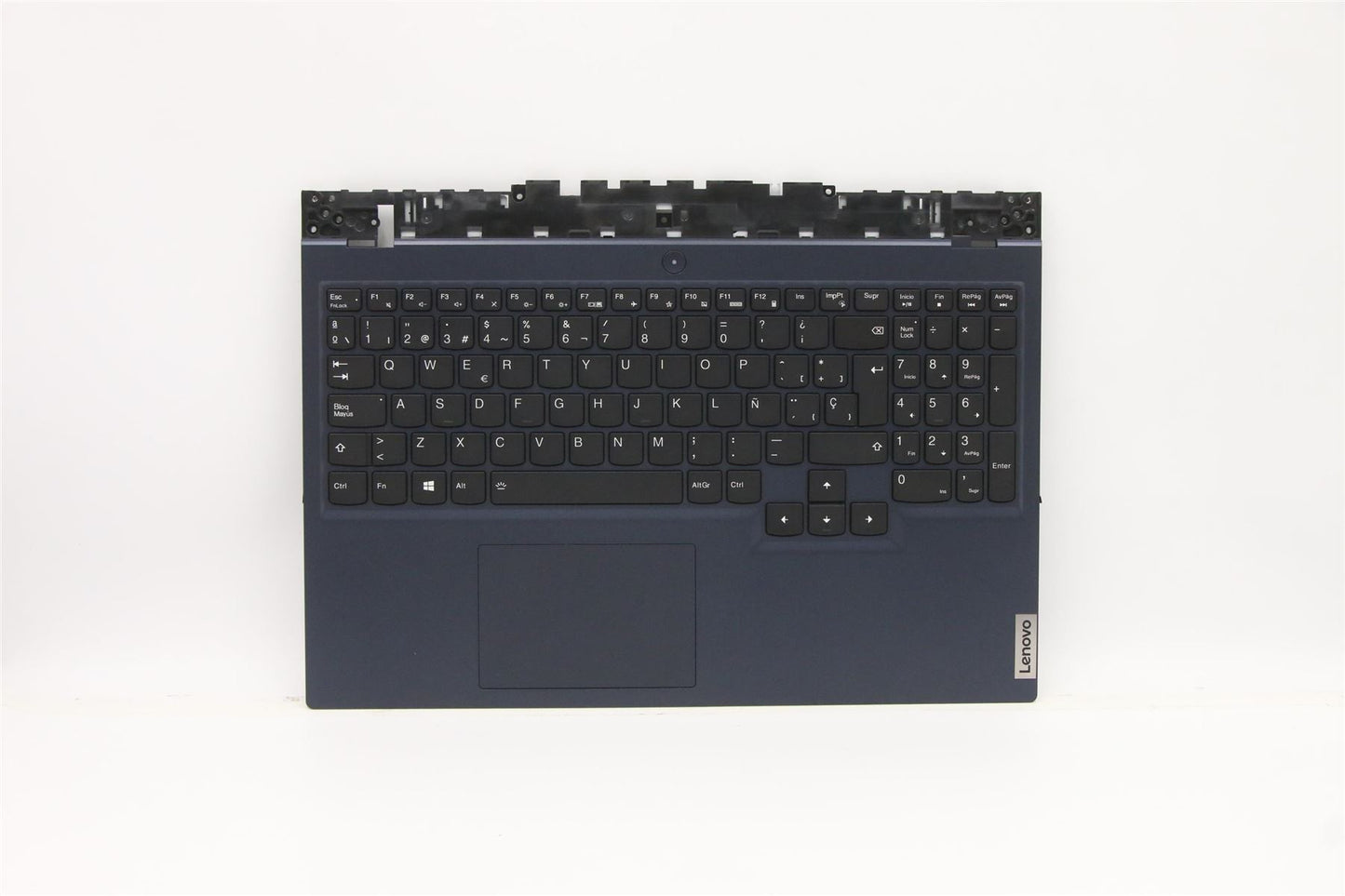 Lenovo Legion 5-15ACH6 Palmrest Touchpad Cover Keyboard Spanish Blue 5CB1C93085