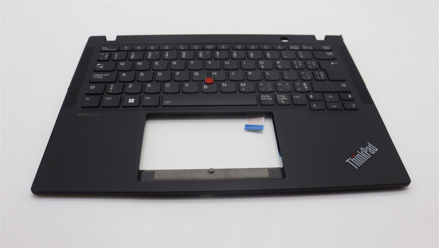 Lenovo ThinkPad X13 Gen 4 Keyboard Palmrest Top Cover Black Backlit 5M11H94505