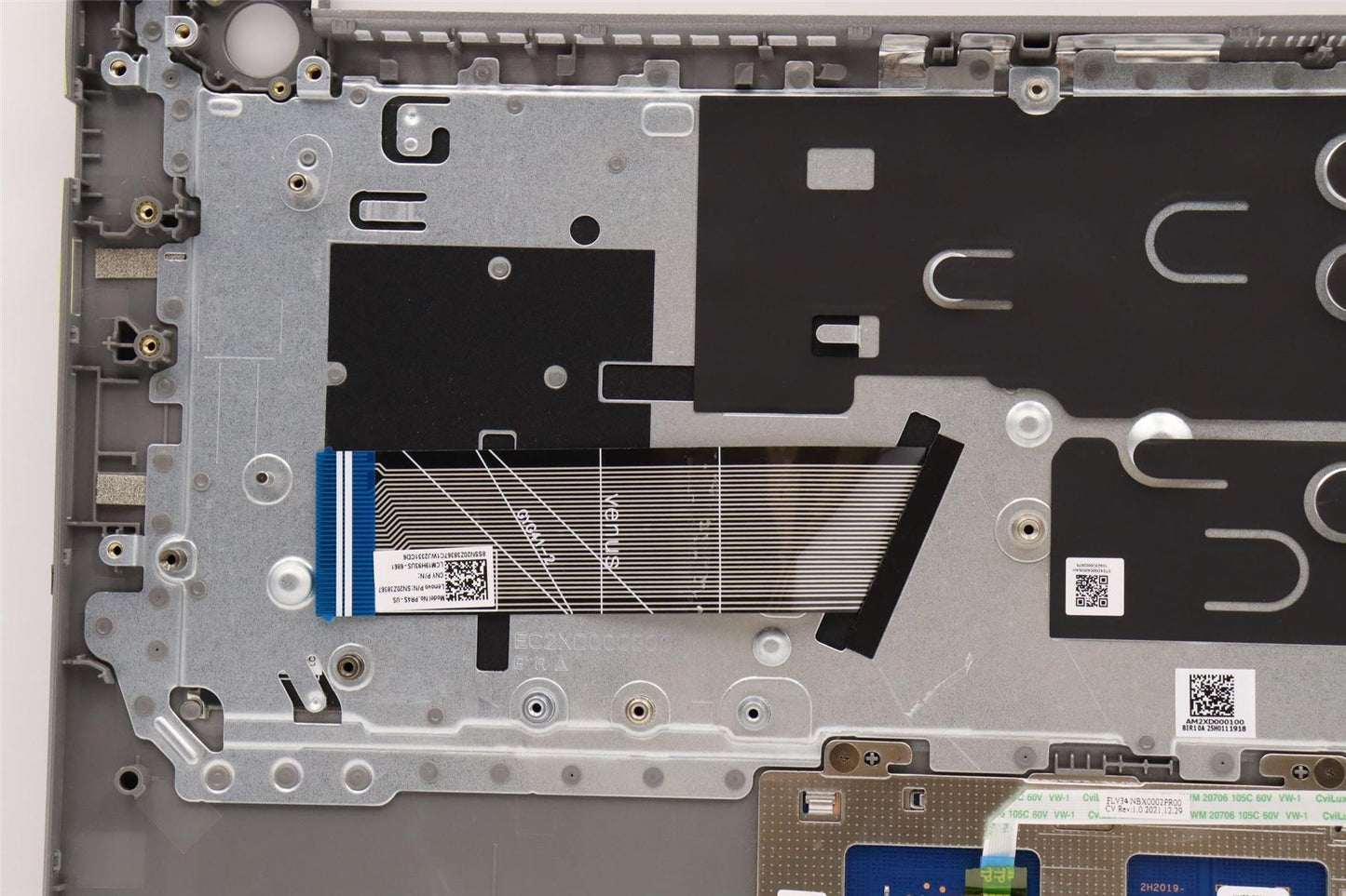 Lenovo ThinkBook 14 G4 IAP Palmrest Touchpad Cover Keyboard US Grey 5CB1J09132