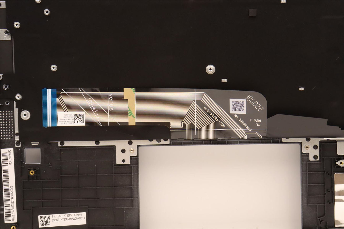 Lenovo IdeaPad 5 14ALC7 Palmrest Cover Keyboard Spanish Grey 5CB1H72385