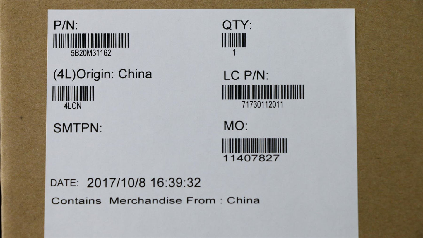 Lenovo 5B20M31162 MBL80SV I77500U 2GL BL WIN RTC