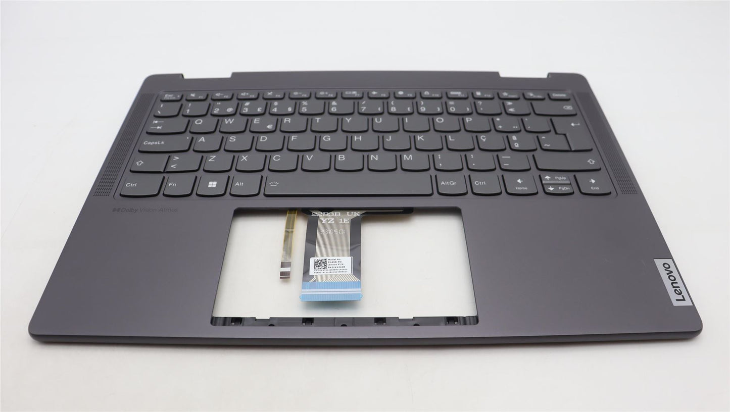 Lenovo Yoga 7 14ARP8 Keyboard Palmrest Top Cover Portuguese 5CB1L48260