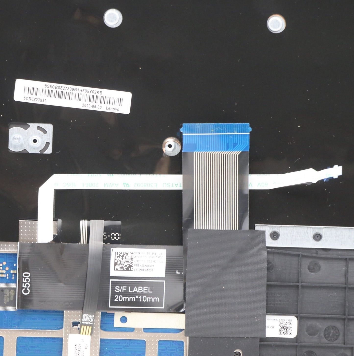 Lenovo Upper Case ASM_US INT E B 82B8 BL 5CB0Z27899