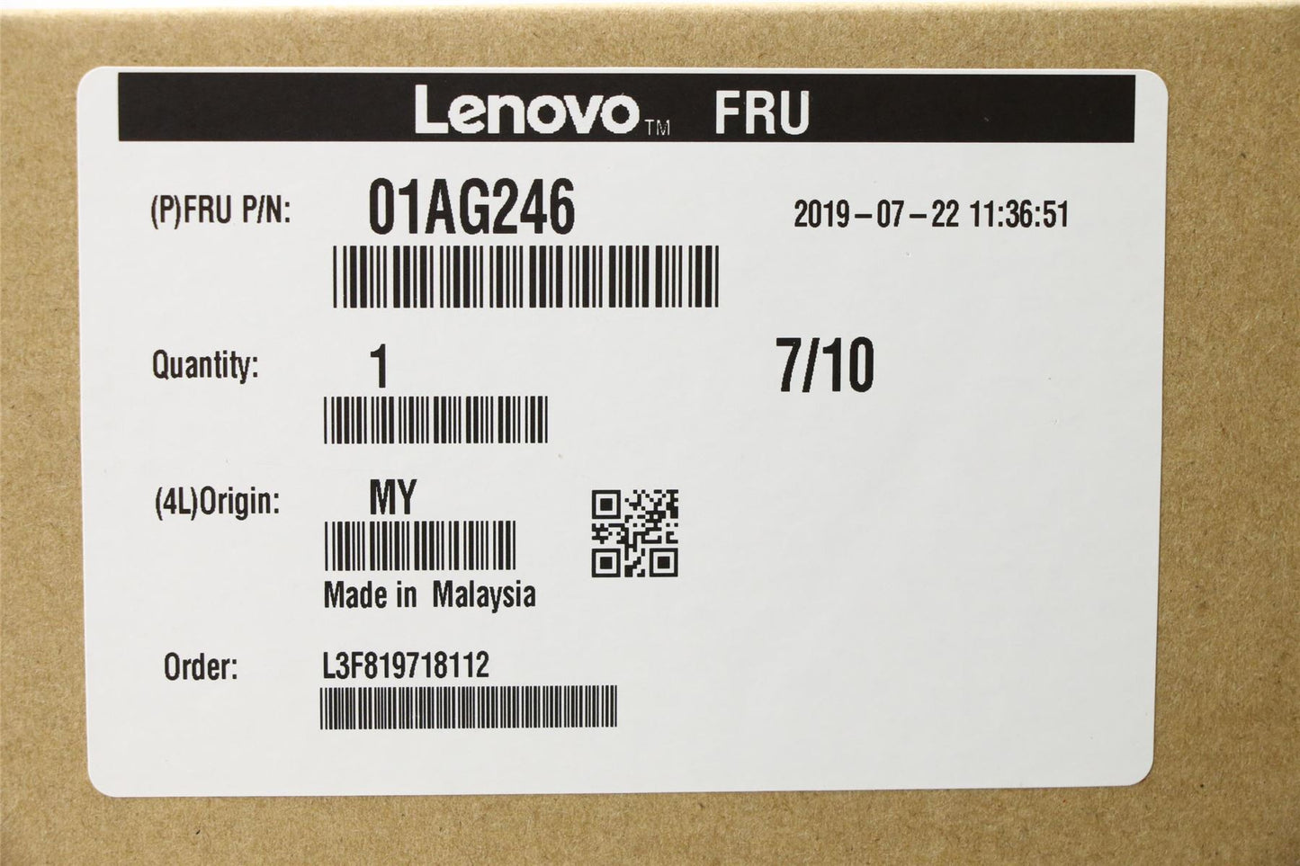 Lenovo ThinkStation P330 CPU Processor 01AG246