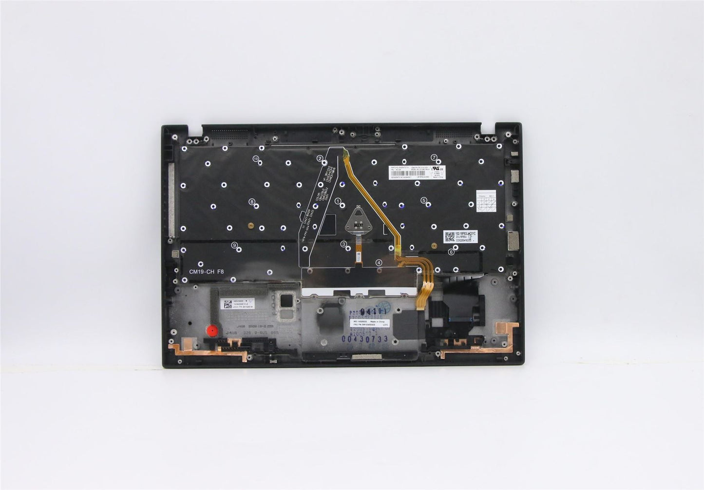 Lenovo Carbon X1 7th Keyboard Palmrest Top Cover German Black 5M10W85920
