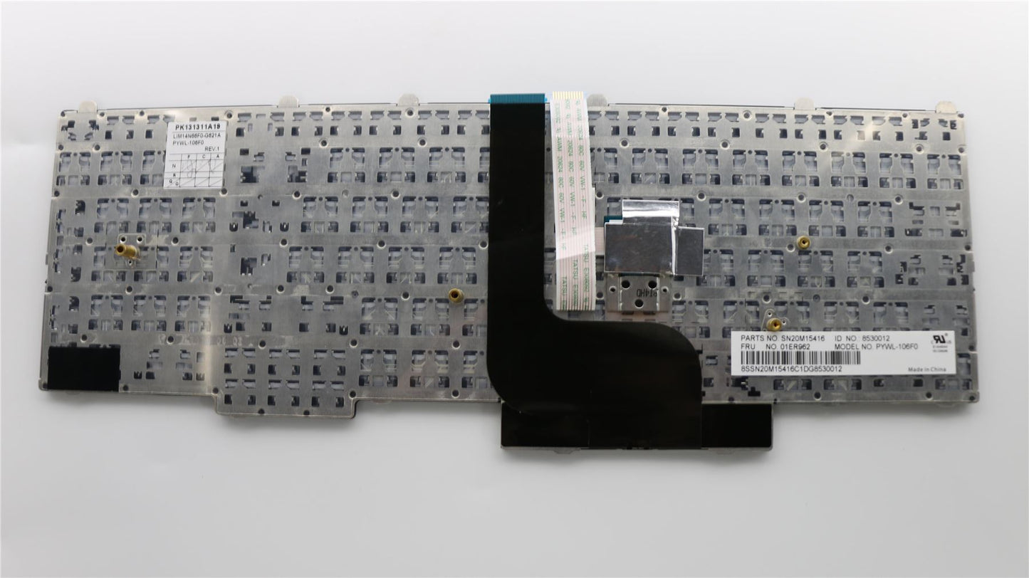 Lenovo ThinkPad P51 P71 Keyboard French Black 01ER962