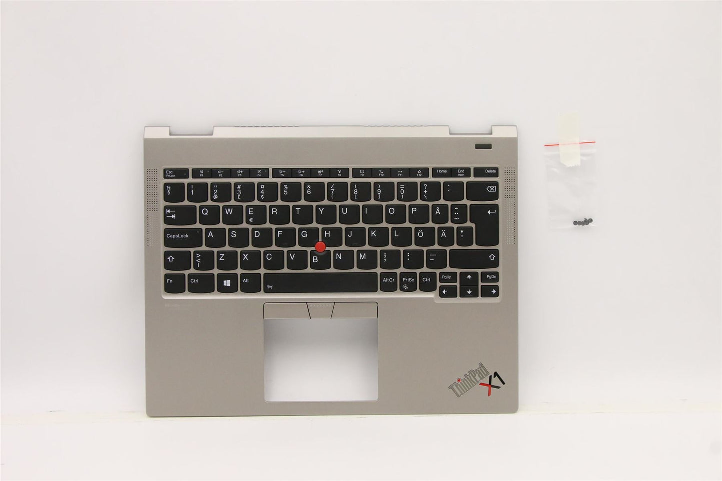 Lenovo ThinkPad X1 Keyboard Palmrest Top Cover Swedish Finnish 5M11B59864