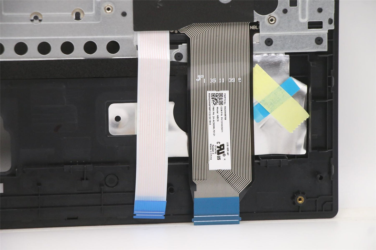 Lenovo MECH_ASM KB C GER(PMX)PT FP UK BK 5M11A38451