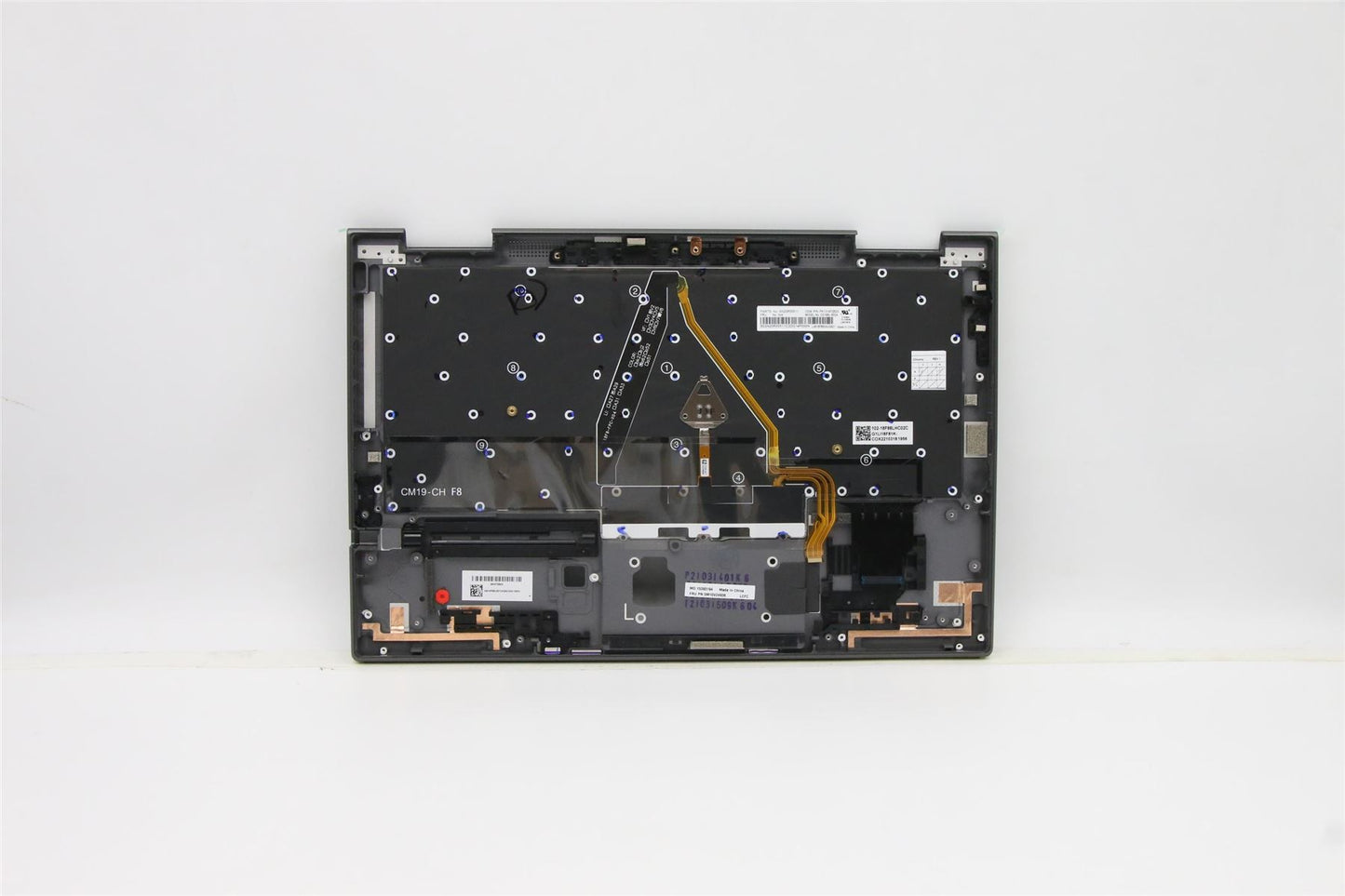 Lenovo ThinkPad X1 4th Gen Palmrest Cover Keyboard Slovenian Grey 5M10V24936