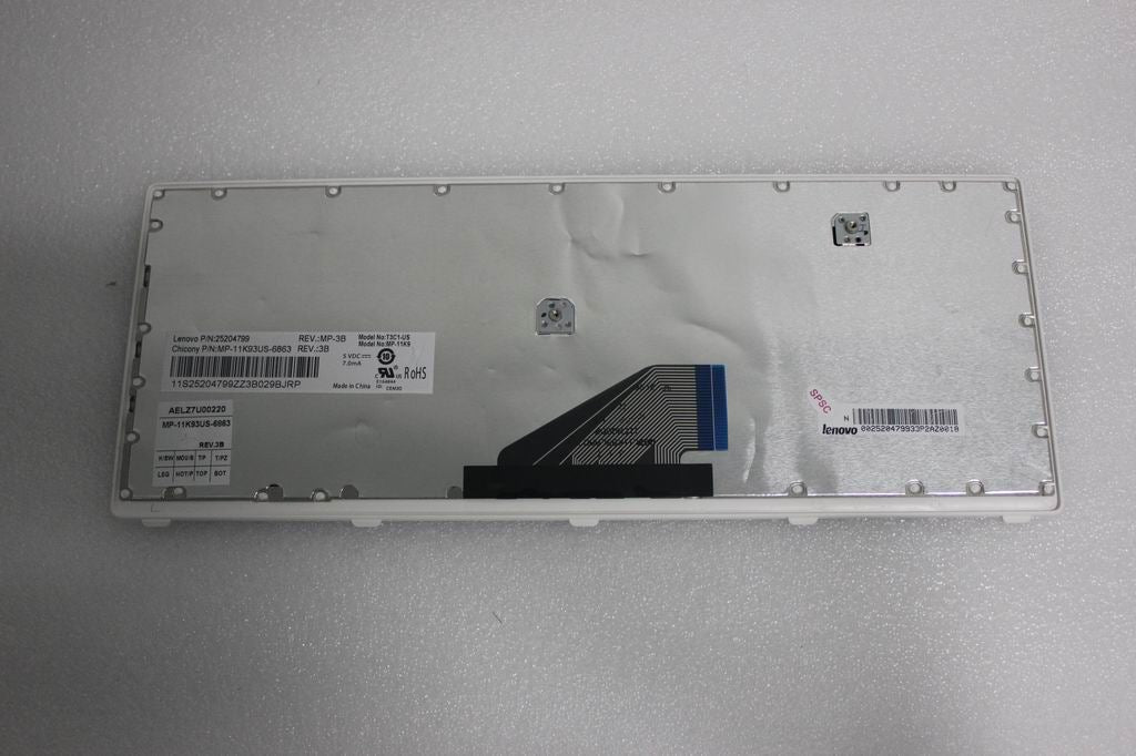 Lenovo CCYT3D1US84keyBLKKeyWhiteF KBD Keyboard 25204799
