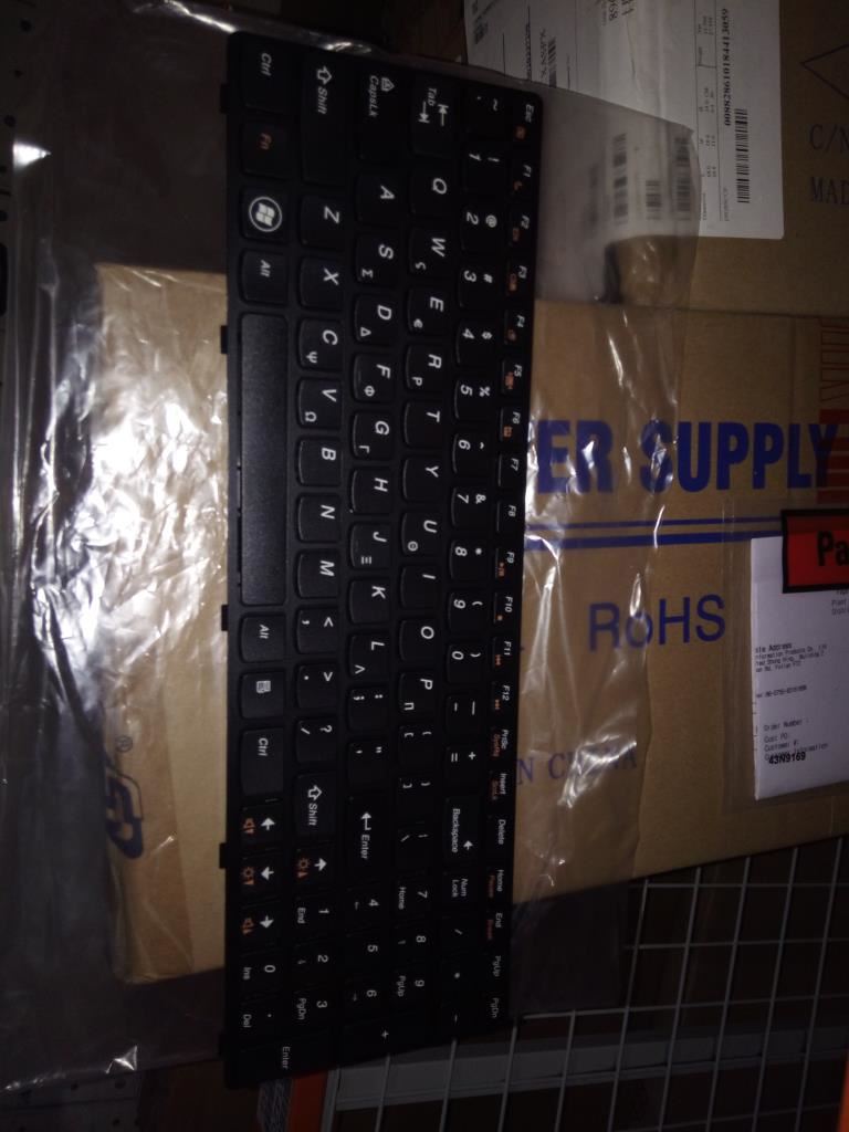 Genuine Lenovo IdeaPad Z500 Keyboard Greek Black 25012342 25012429 25012416