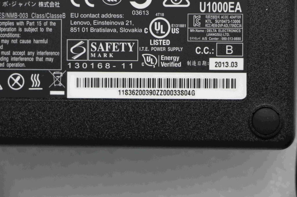 Lenovo DELTA ADP-170CB BB 170W AC Charger Adapter 36200390