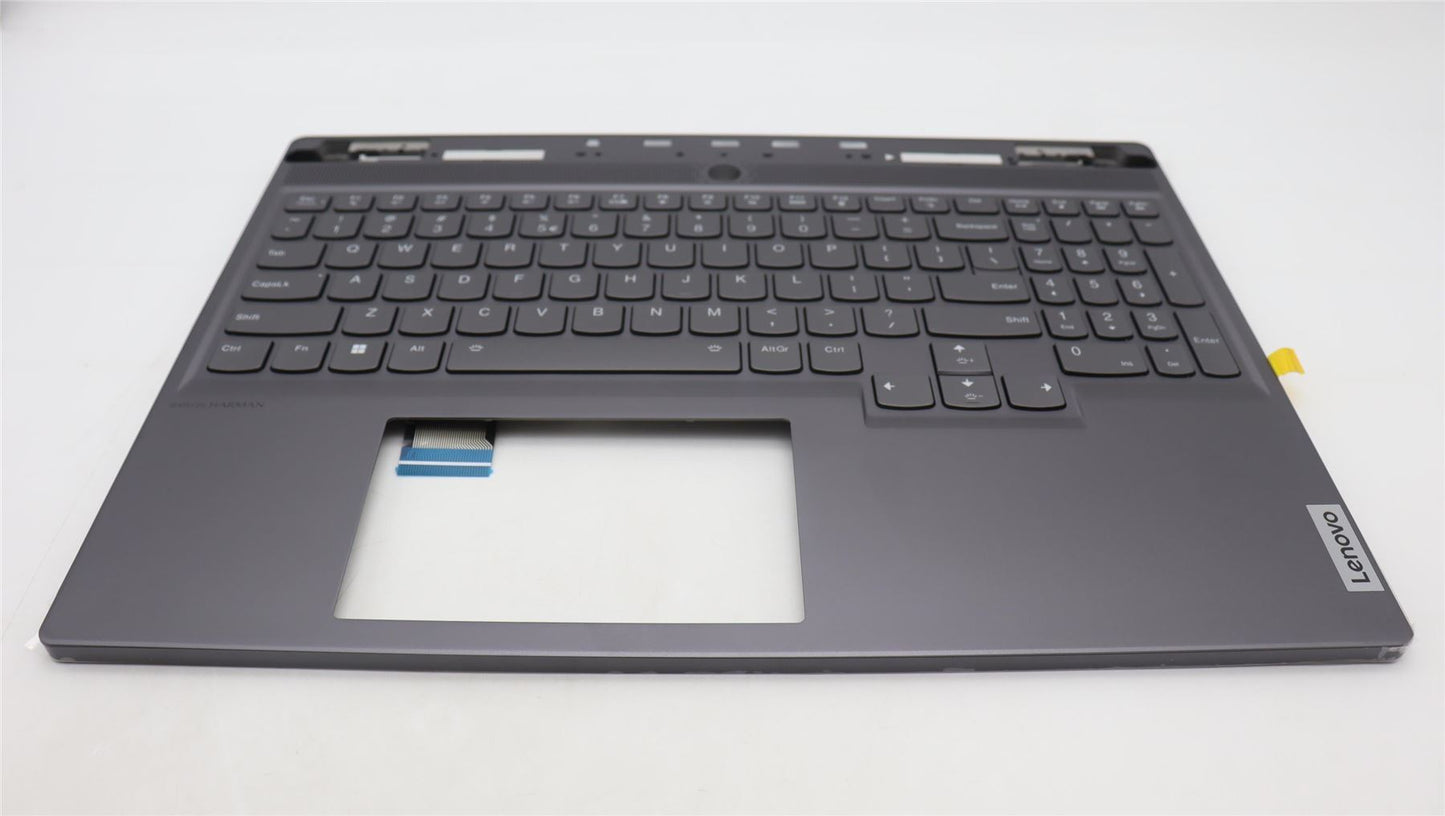 Lenovo Legion S7 16IRH8 Keyboard Palmrest Top Cover US Europe Silver 5CB1L67991
