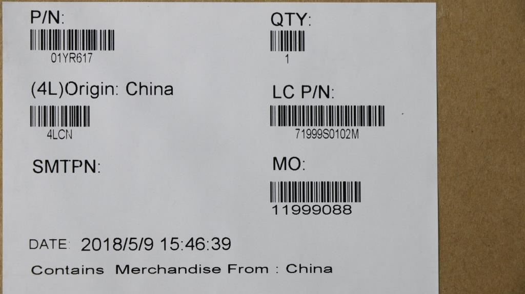 Lenovo Carbon X1 6th Keyboard Palmrest Top Cover Hungarian Black Backlit 01YR617