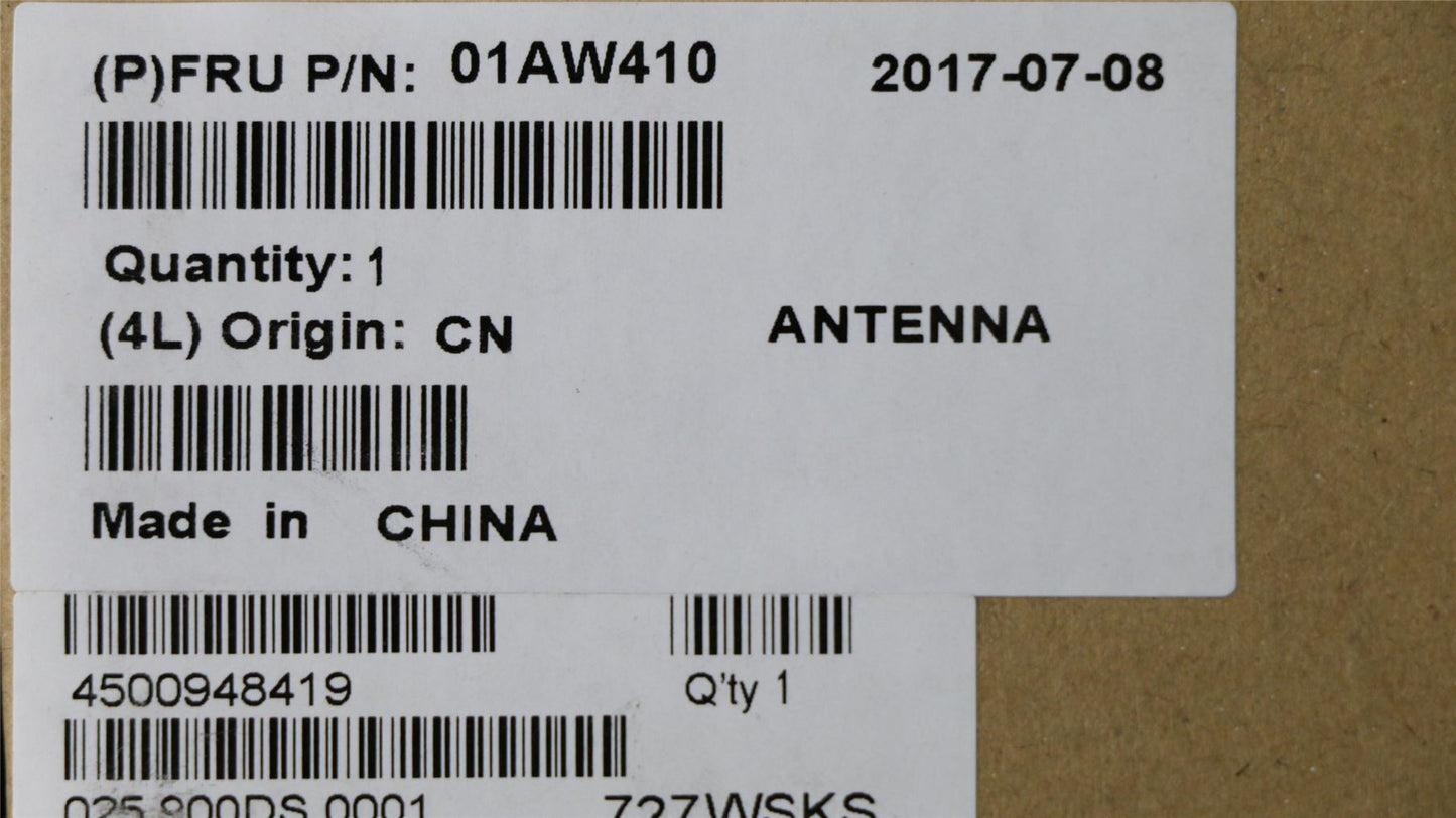 Lenovo Antenna Carbon WLAN,MAIN+AUX,JT 01AW410