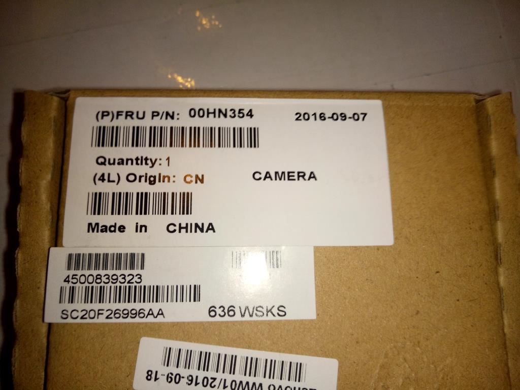 Lenovo Tablet X1 1st X1 2nd Webcam Web Cam Camera Cam FHD 00HN354